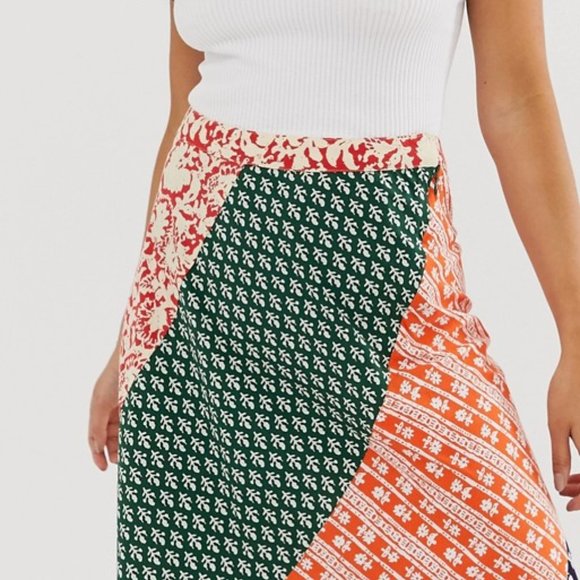 Free People Hidden Earth Maxi Skirt 2 & 4 - Picture 5 of 12